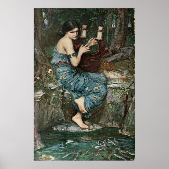 The Charmer by John William Waterhouse - 1911 Poster (Framsidan)