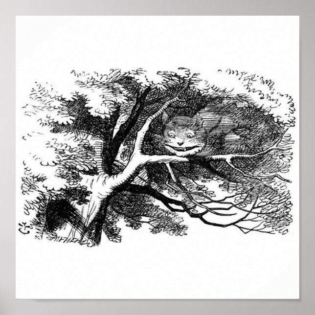 The cheshire cat poster (Framsidan)