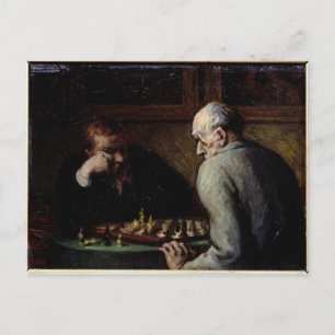 The Chess Players, c.1863-67 Vykort