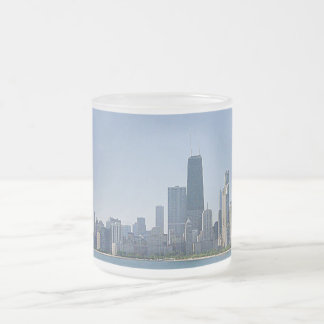 The Chicago Skyline Frostad Glasmugg
