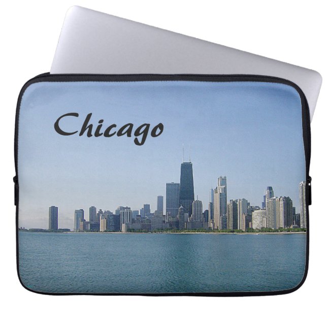 The Chicago Skyline Laptop Fodral (Framsidan)