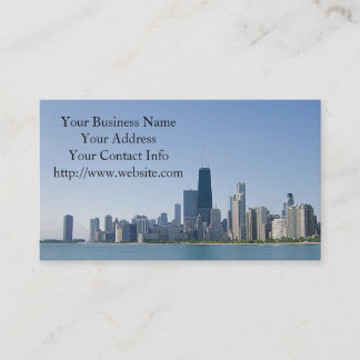 The Chicago Skyline Visitkort