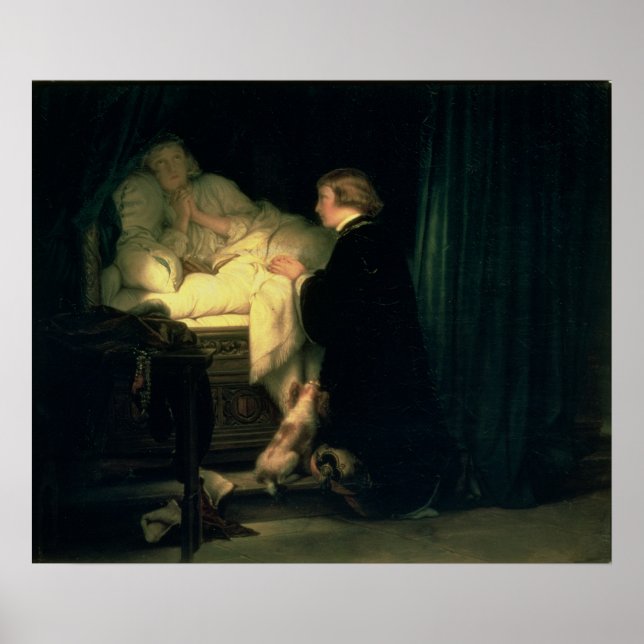 The Children of King Edward IV of England, 1852 Poster (Framsidan)