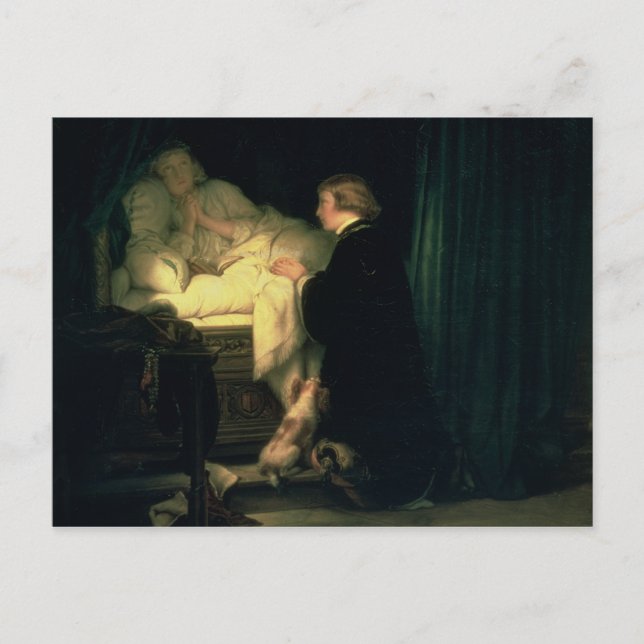 The Children of Kung Edward IV of England, 1852 Vykort (Framsida)