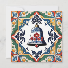 The Christmas Bell in the Tropical Moonlight Julkort