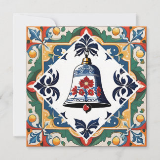 The Christmas Bell in the Tropical Moonlight Julkort