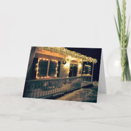 'The Christmas Porch' Julkort - Säsong Helgkort