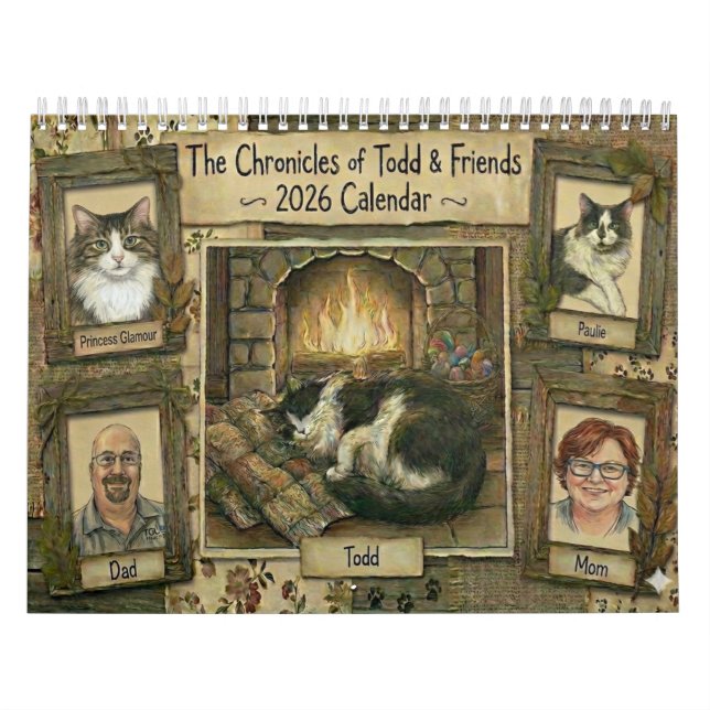 The Chronicles of Todd & Friends 2026 Calendar Kalender (Omslag)