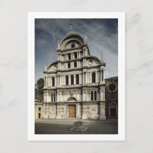 The Church of San Zaccaria, 1480-1500 (bild) Vykort