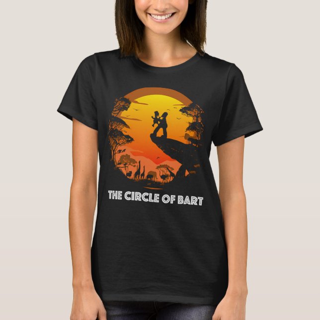 The Circle Of Bart  T Shirt (Framsida)