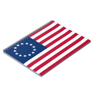 The Circle of Stars, American Flagga av Betsy Ross Anteckningsbok