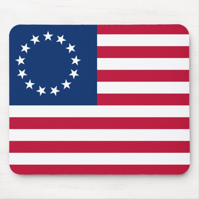 The Circle of Stars, American Flagga av Betsy Ross Musmatta (Framsidan)