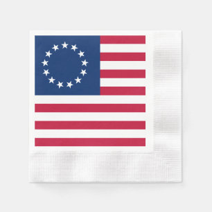 The Circle of Stars, American Flagga av Betsy Ross Pappersservett