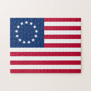 The Circle of Stars, American Flagga av Betsy Ross Pussel