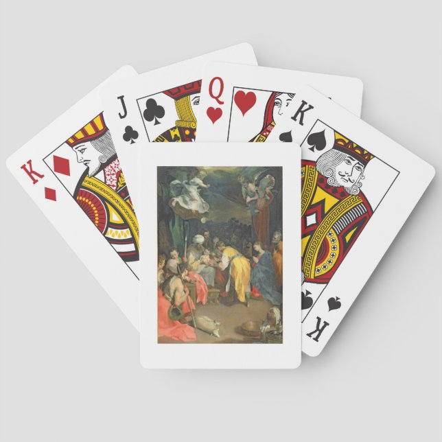 The Circumcision of Jesus, 1590 (olja på arbetsyta Spelkort (Baksidan)