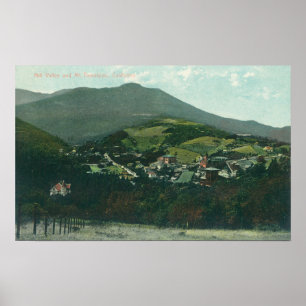 The City and Mt. Tamalpais Poster