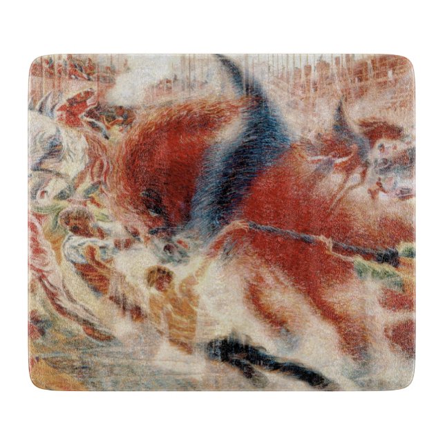 The City Rises (av Umberto Boccioni) (Framsidan)