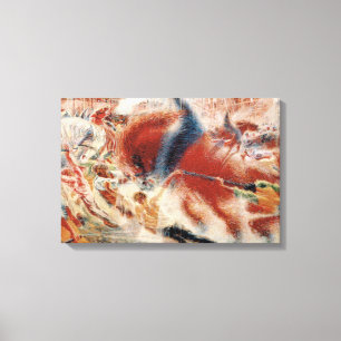 The City Rises (av Umberto Boccioni) Canvastryck