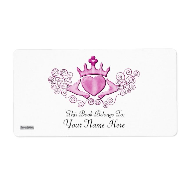 The Claddagh (Rosa) Fraktsedel (Framsidan)