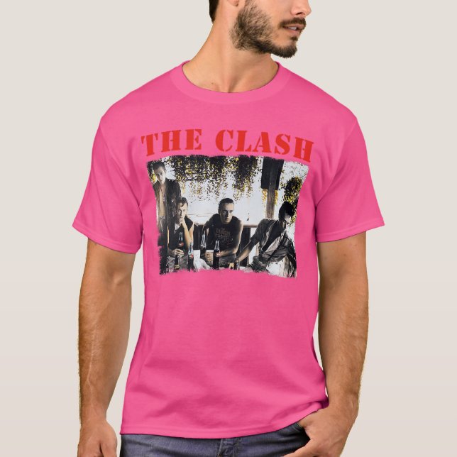 The Clash Box Porträtt T Shirt (Framsida)