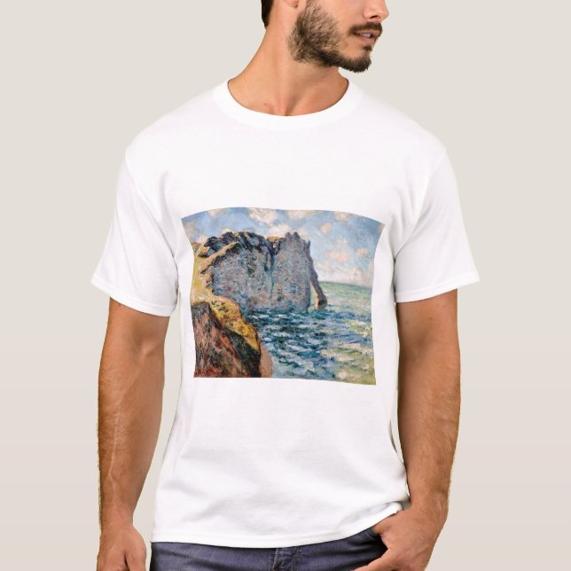 The Cliff of Aval, Monet T Shirt (Framsida)