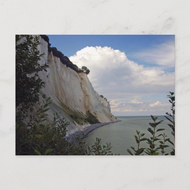 The Cliffs of Mon, Zealand, Danmark Vykort (Framsida)