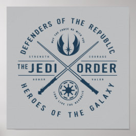 The Clone Wars | Jedi Sabers Emblem Poster