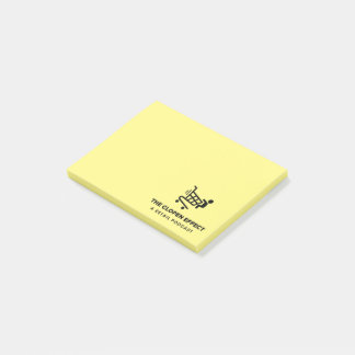 The Clopen Effect - Black Logo Notes Post-it Block