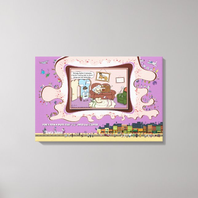 The Closer | Grattis på att vara singel 24x16 Canvastryck (Framsida)