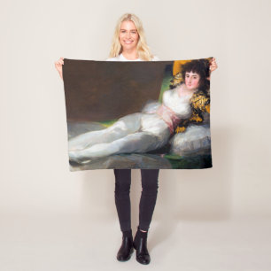 The Clothed Maja, Francisco Goya, 1798-1803 Fleecefilt