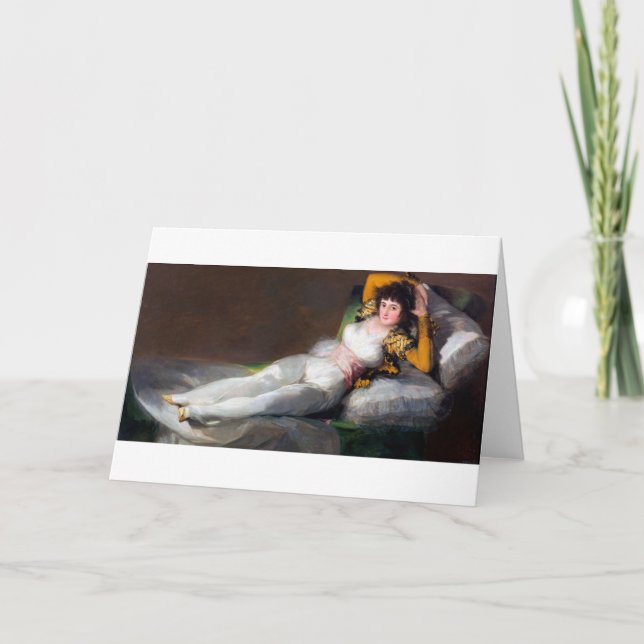 The Clothed Maja, Francisco Goya, 1798-1803 Kort (Framsida)