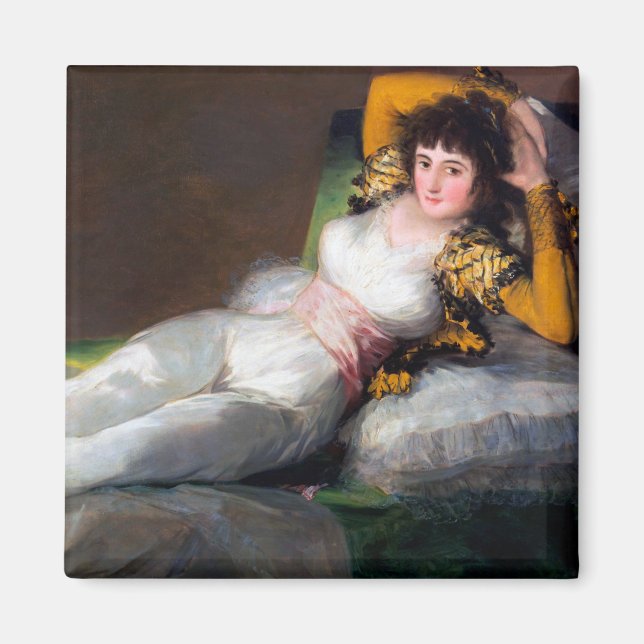 The Clothed Maja, Francisco Goya, 1798-1803 Magnet (Framsidan)