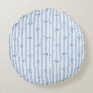 The Cloud Pillow Blå Rund Kudd Kudde