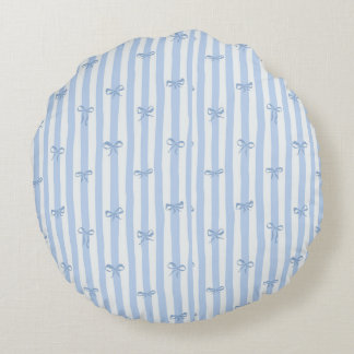 The Cloud Pillow Blå Rund Kudd Kudde
