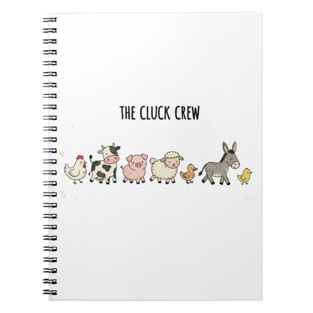 "The Cluck Crew" Anteckningsbok (Framsidan)