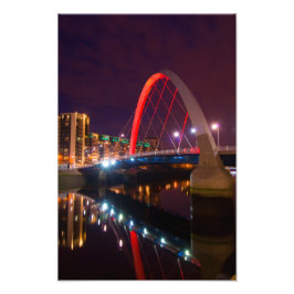 The Clyde Arc, Glasgow, Scotland Photo print Fototryck