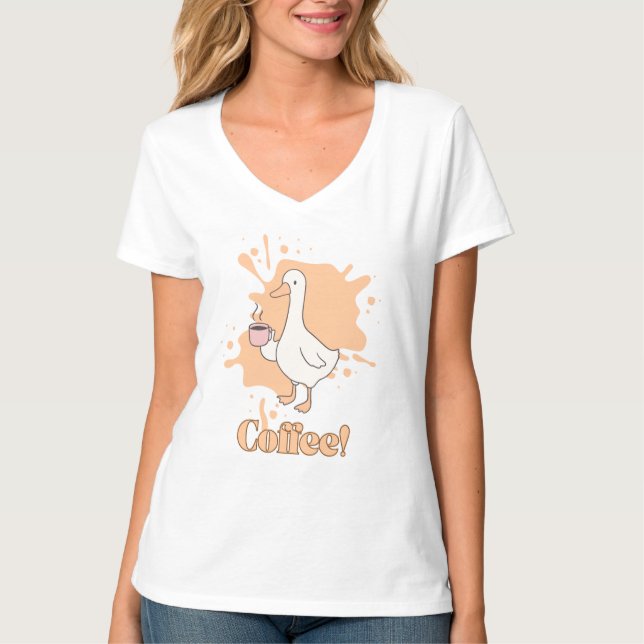 The Coffee Duck T Shirt (Framsida)