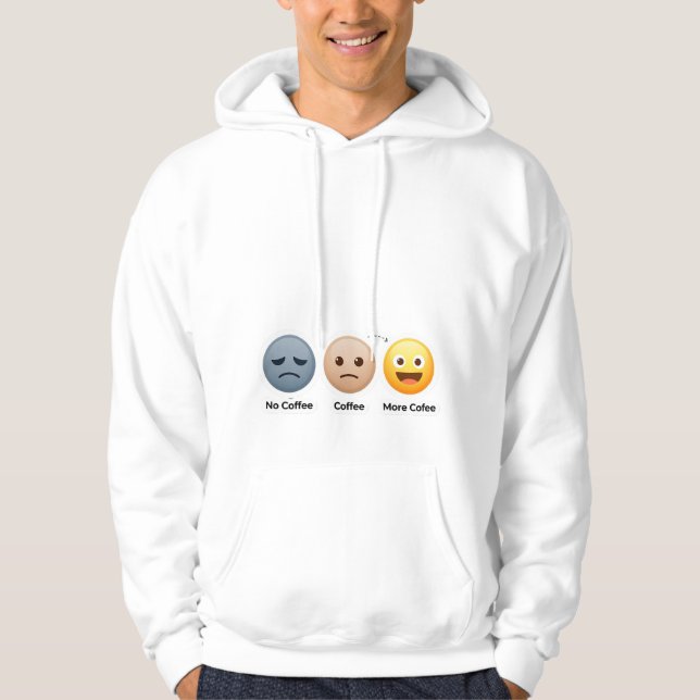 The Coffee Journey Moods Hoodie (Framsida)
