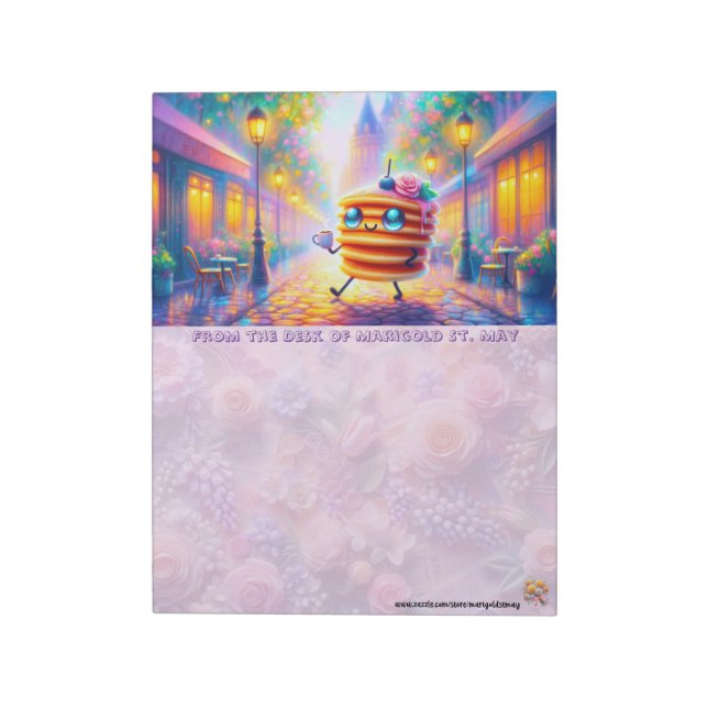 The Coffee & Tea Collection Pancake Notepad blir Anteckningsblock (Roterad)