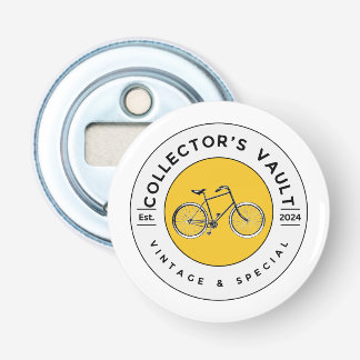 The Collector's Vault Logotyp Badge Flasköppnare