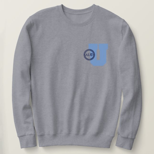 The Collegiate AUP Unisex Sweatshirt (Design framsida)