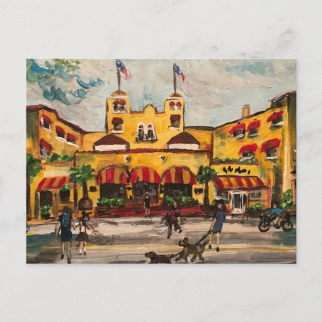 "The Colony Hotel i Delray Beach, Florida" Kort (Framsida)