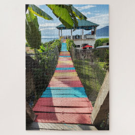The colorful walking bridge pussel