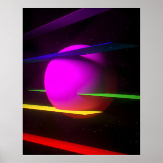 The Colors Fountain Poster