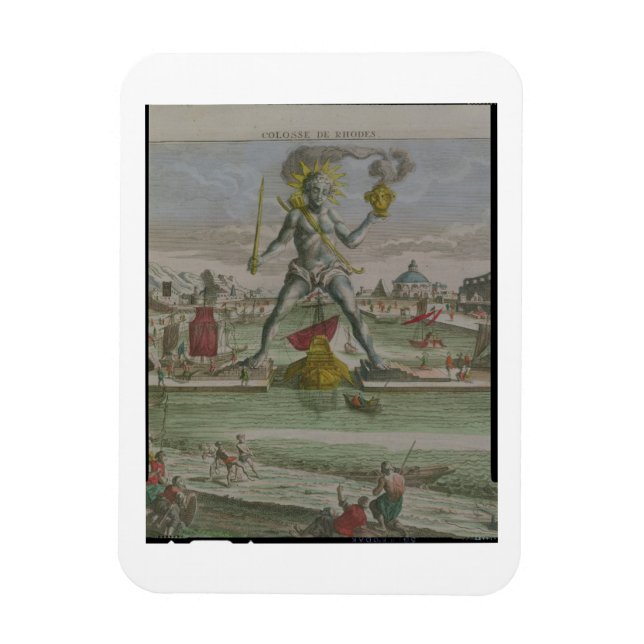 The Colossus of Rhodes, detalj på statustranden Magnet (Vertikal)