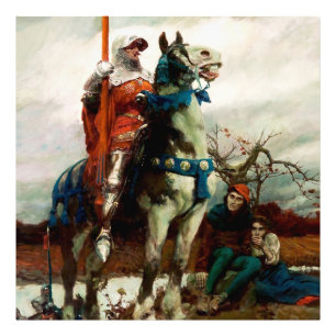 The Coming Lancaster av Howard Pyle Fototryck