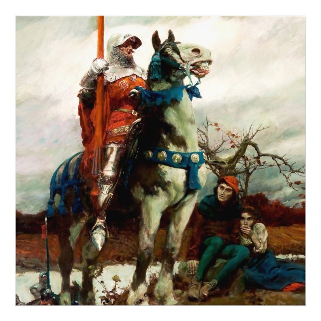 The Coming Lancaster av Howard Pyle Fototryck (Framsidan)