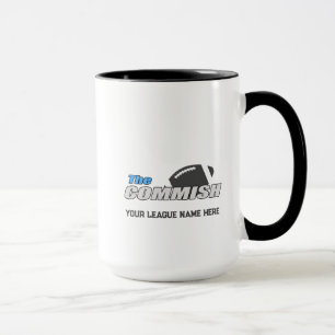 The Commish Coffee Cup Mug Anpassad Lägg till Liga Mugg