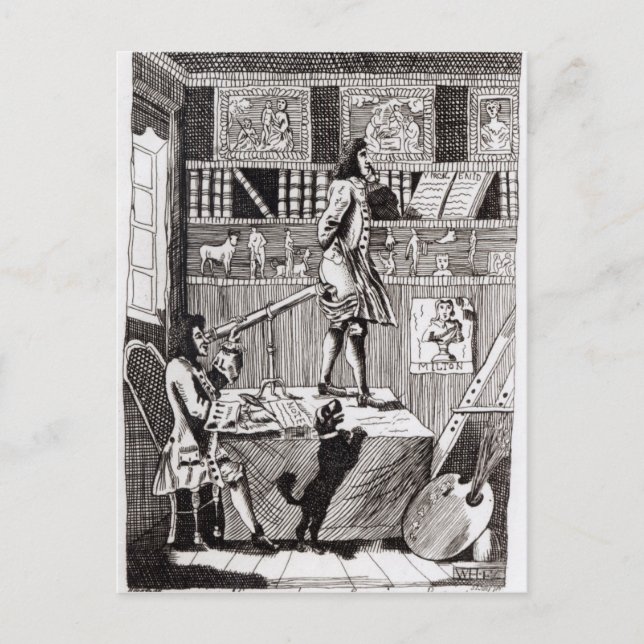 The complicated Richardson, 1724 Vykort (Framsida)
