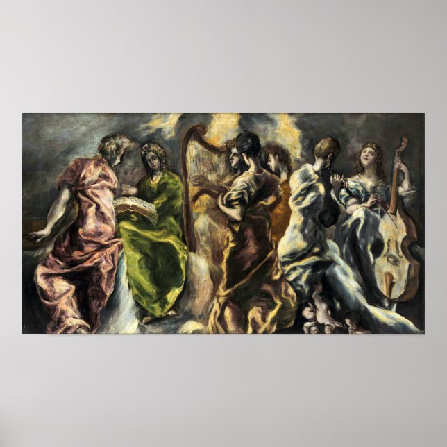 The Concert of the Angels | El Greco | Poster (Framsidan)